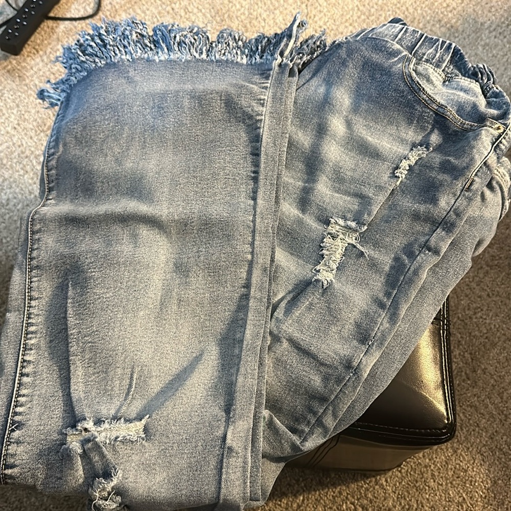 Light blue jeans